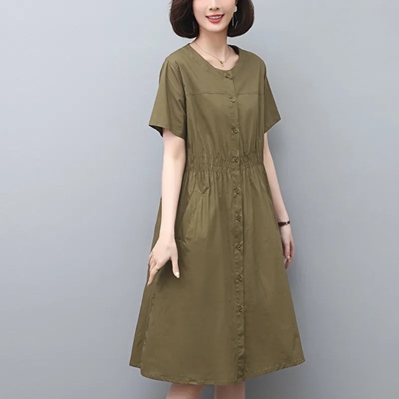 Mula Short Sleeved Dresses Women's-9