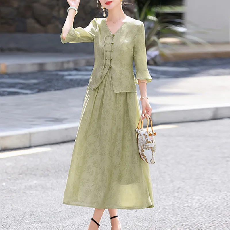 Mula Two Piece Skirt Sets Women's-10