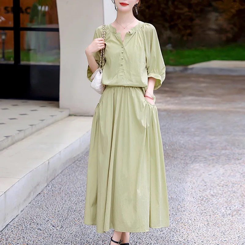Mula Two Piece Skirt Sets Women's-4