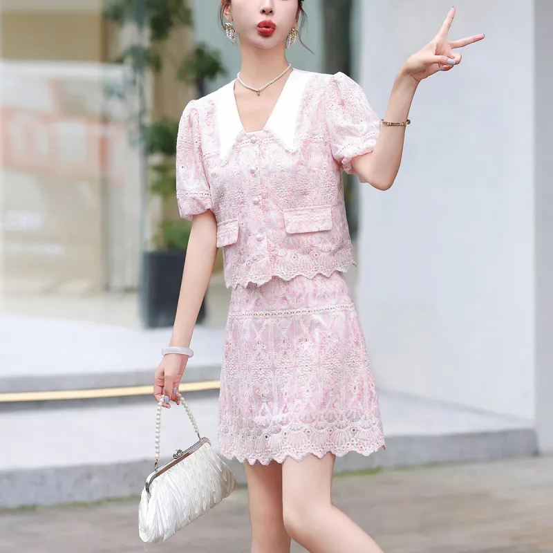 Mula Two Piece Skirt Sets Women's-5