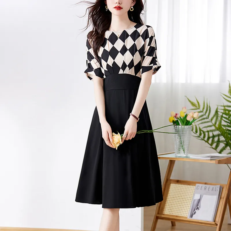 Mula 2024 Short Sleeved Dresses Women's-5