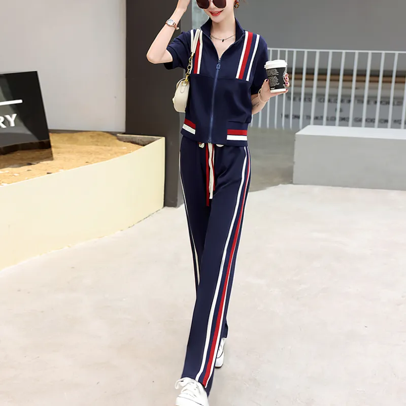 Mula Casual Suit Women's Navy Blue-4