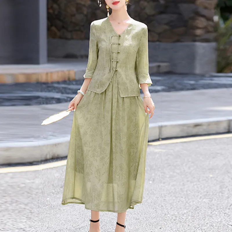 Mula Two Piece Skirt Sets Women's-7