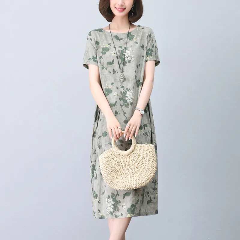 Mula Short Sleeved Dresses Women's-5