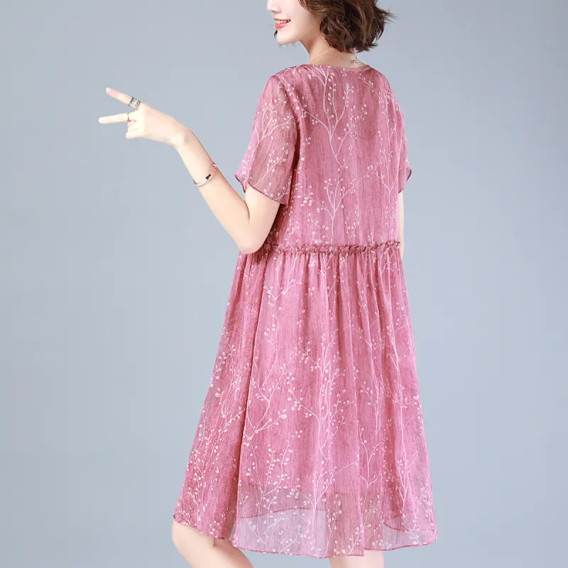 Mula Short Sleeved Dresses Women's-15