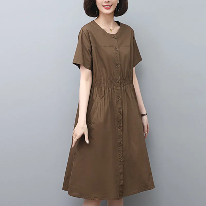 Mula Short Sleeved Dresses Women's-17