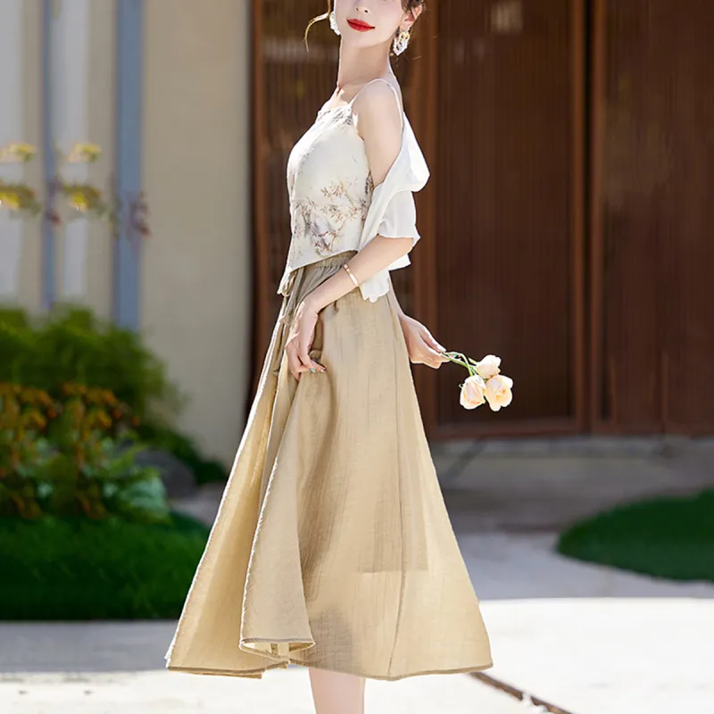 Mula Two Piece Skirt Sets Women's-10