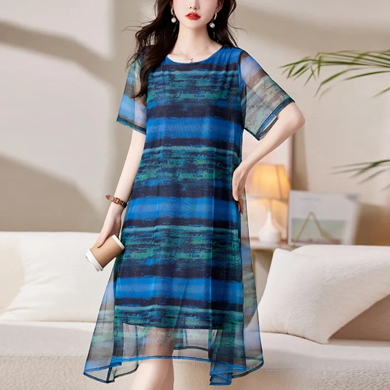 Mula Short Sleeved Dresses Women's-5