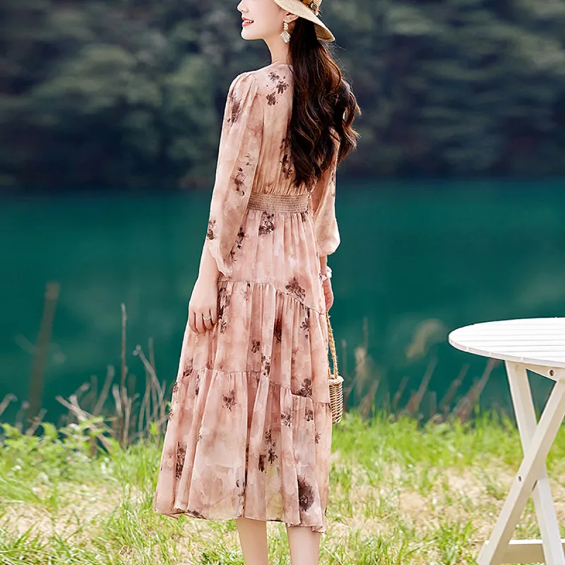 Mula Long Sleeved Dresses Women's-8