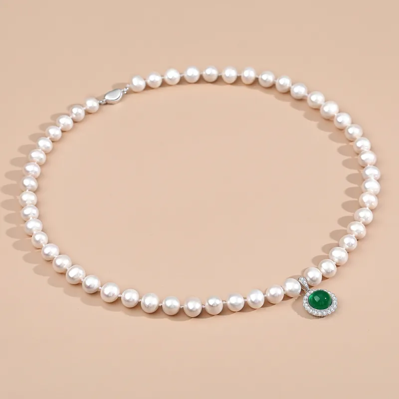 Inker Good Stone Pearl Necklaces Women's-4