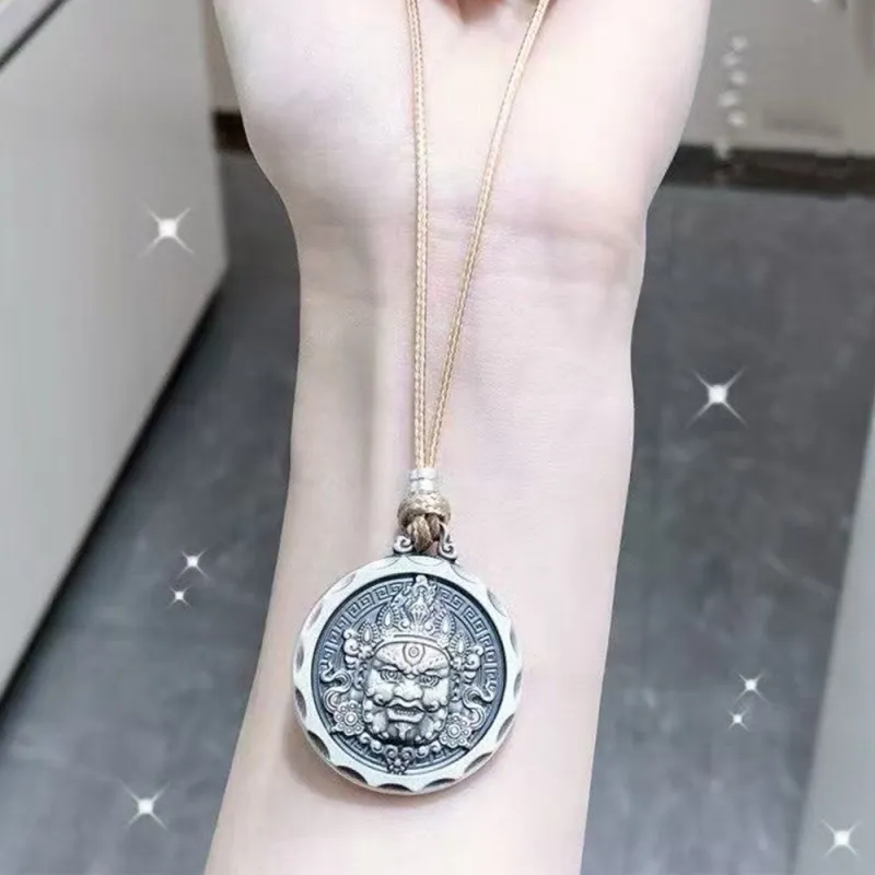 Inker Good Stone 999 Fine Silver Necklaces Unisex-2