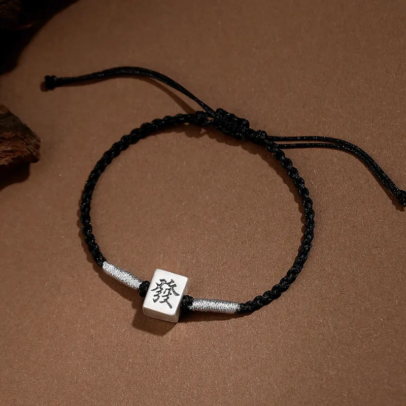 Inker Good Stone 999 Fine Silver Bracelets Unisex-3