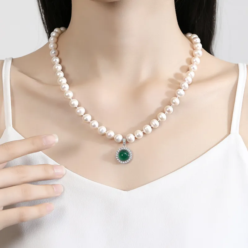Inker Good Stone Pearl Necklaces Women's-2