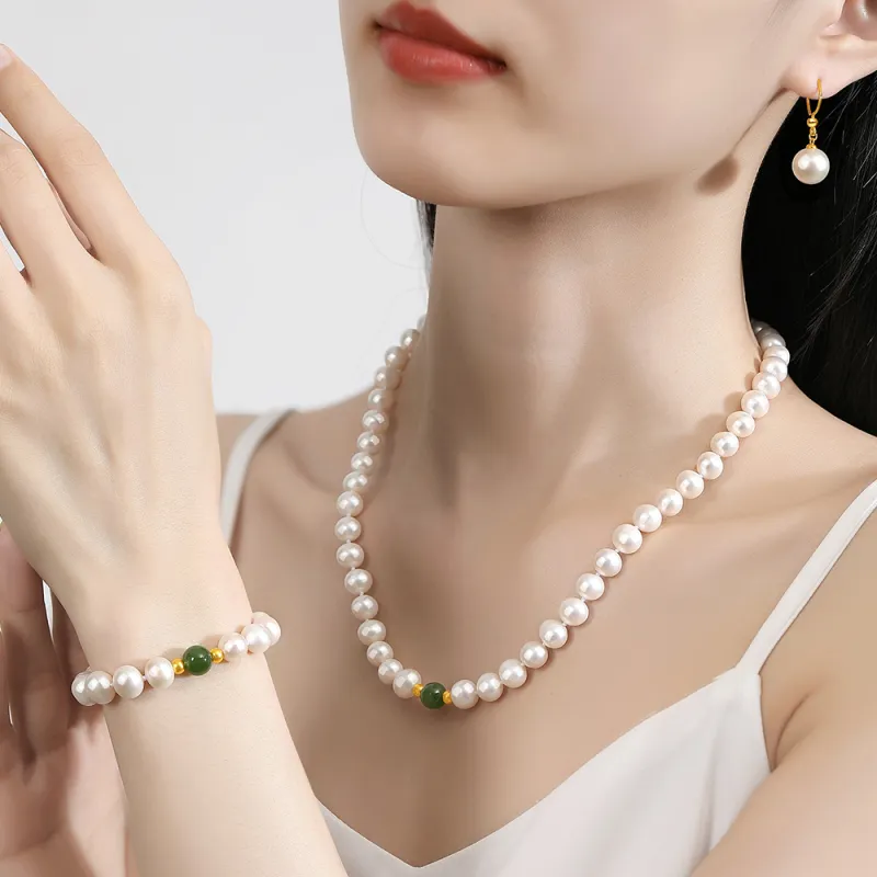 Inker Good Stone Pearl Bracelets Women's-3