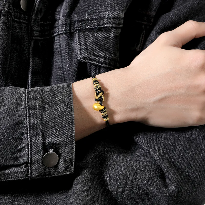 Inker Good Stone Gold Bracelet Unisex-2