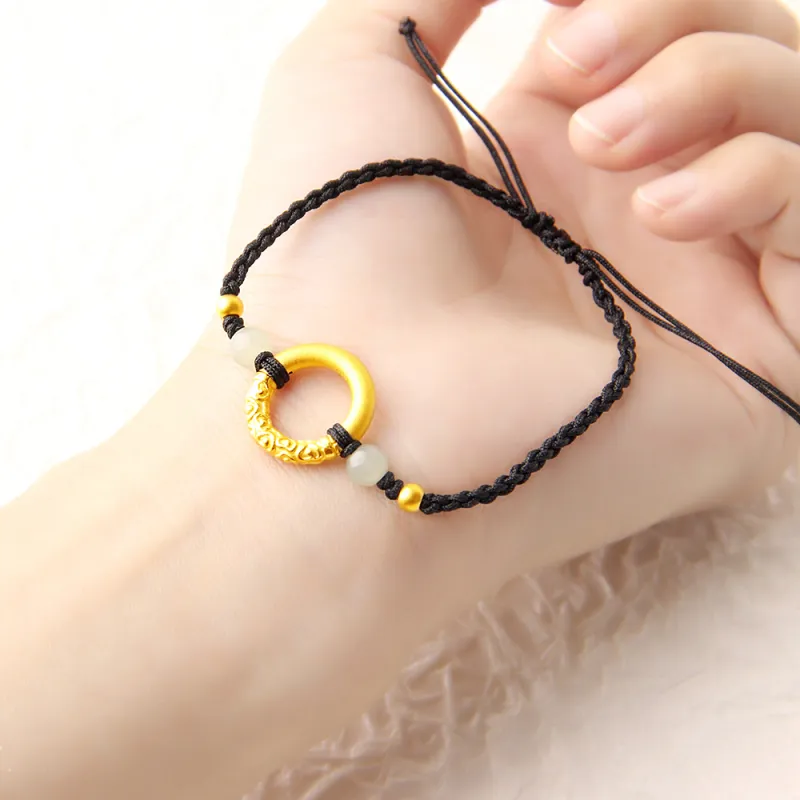 Inker Good Stone Gold Bracelet Unisex-5