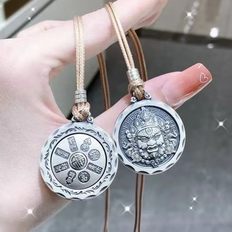 Inker Good Stone 999 Fine Silver Necklaces Unisex-7