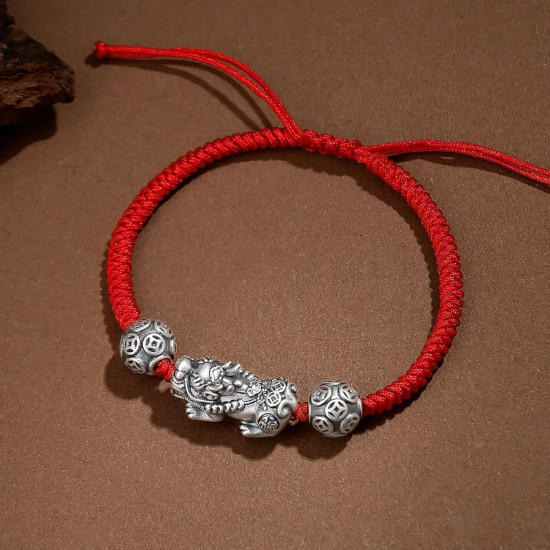 Inker Good Stone 999 Fine Silver Bracelets Unisex-6