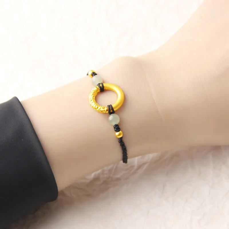 Inker Good Stone Gold Bracelet Unisex-4
