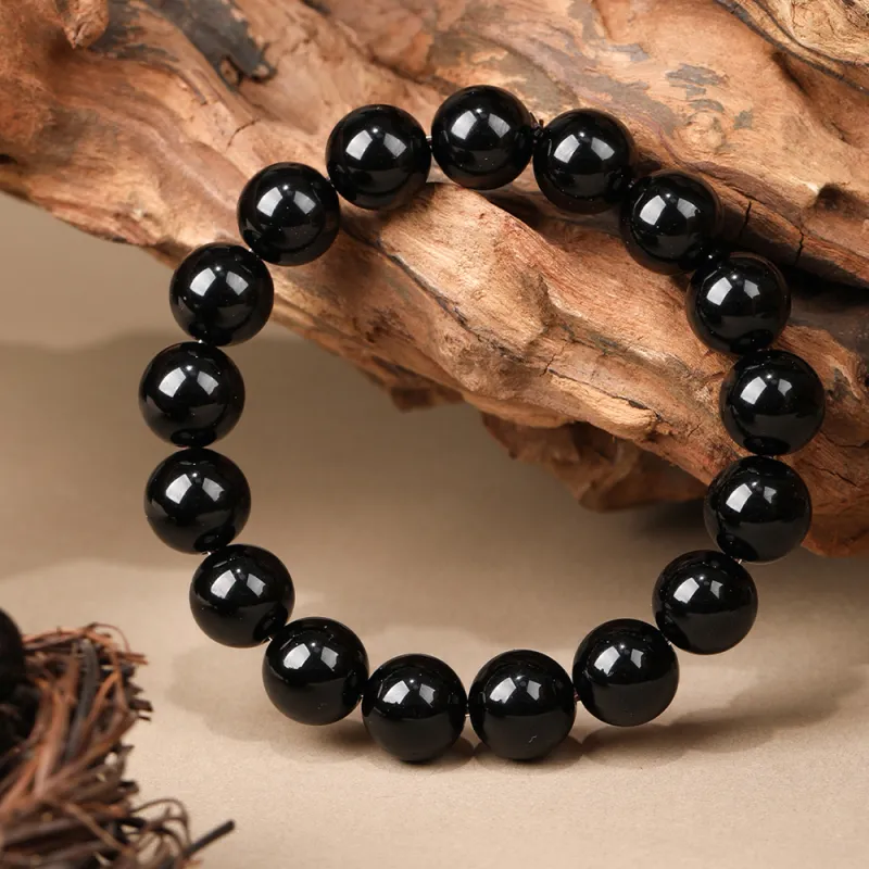 Inker Good Stone Obsidian Bracelets Men's-2