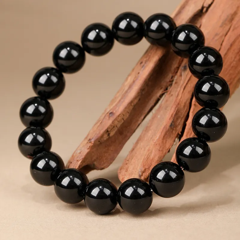 Inker Good Stone Obsidian Bracelets Men's-5