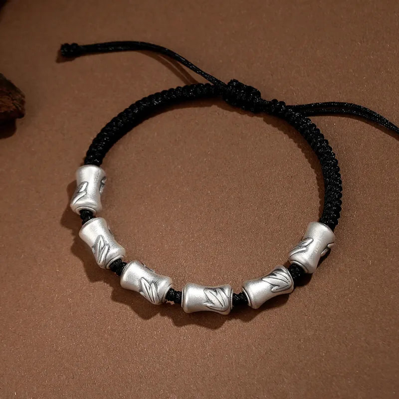 Inker Good Stone 999 Fine Silver Bracelets Unisex-3