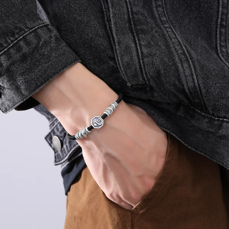 Inker Good Stone 999 Fine Silver Bracelets Unisex-1