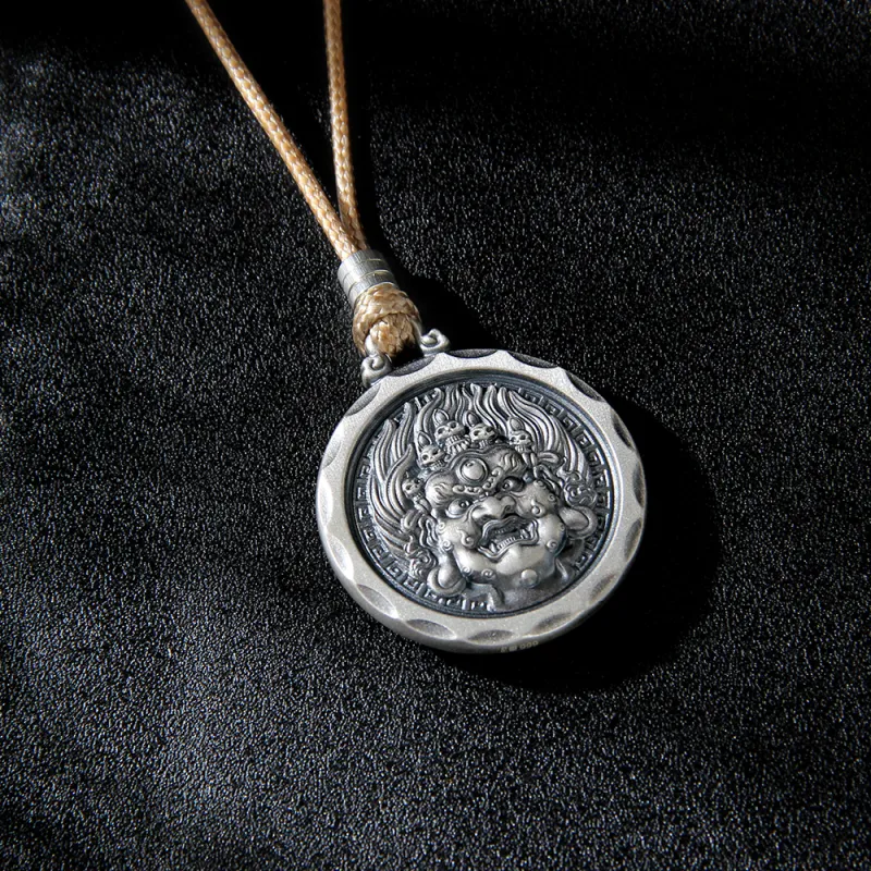 Inker Good Stone 999 Fine Silver Necklaces Unisex-2