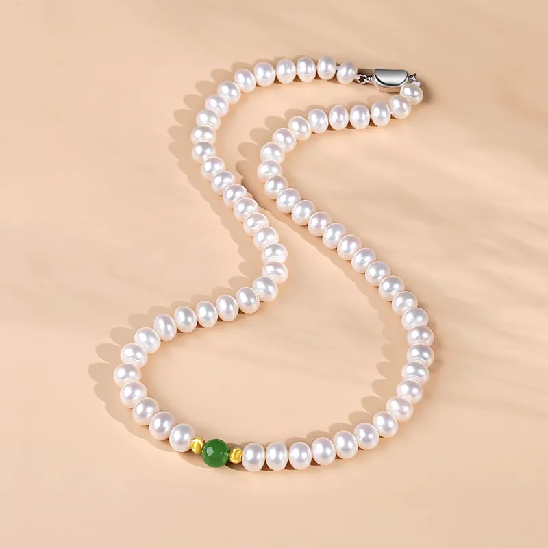 Inker Good Stone Pearl Necklaces Women's-2