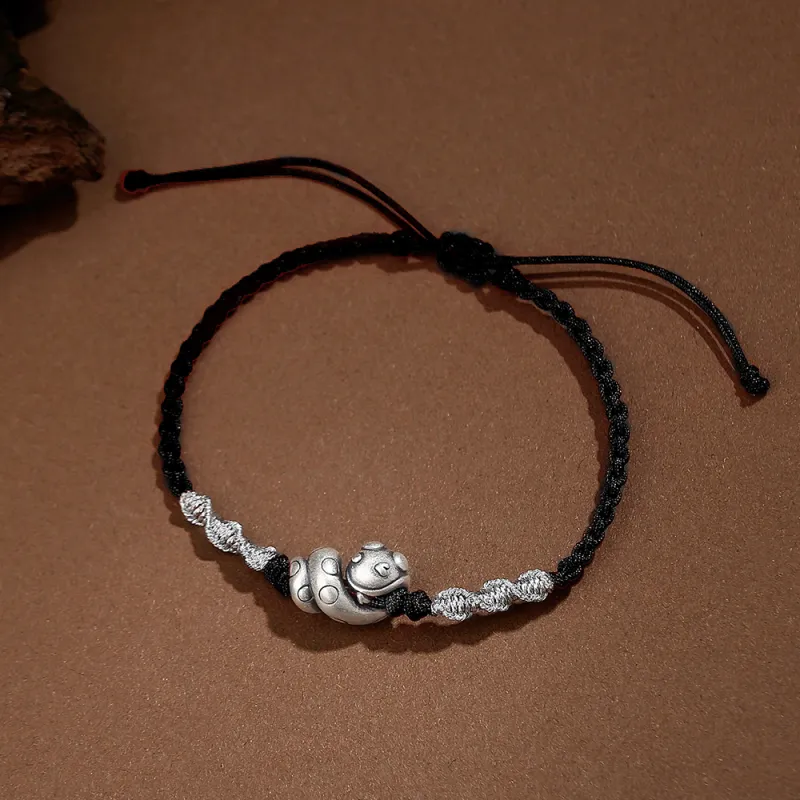 Inker Good Stone 999 Fine Silver Bracelets Unisex-2