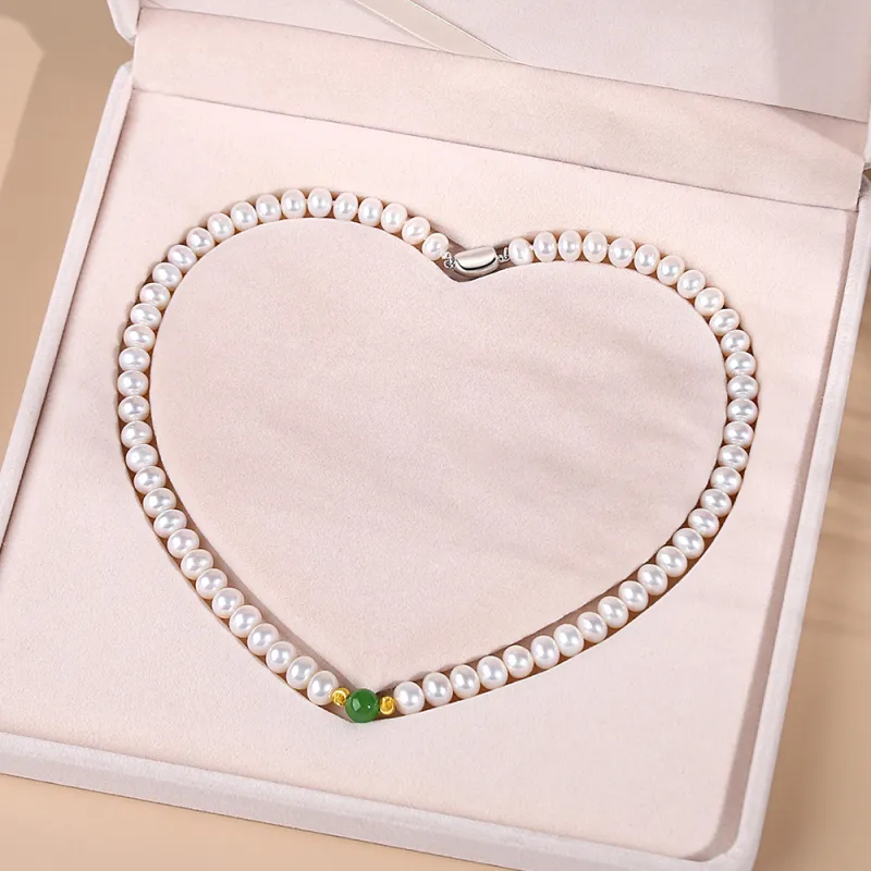 Inker Good Stone Pearl Necklaces Women's-3