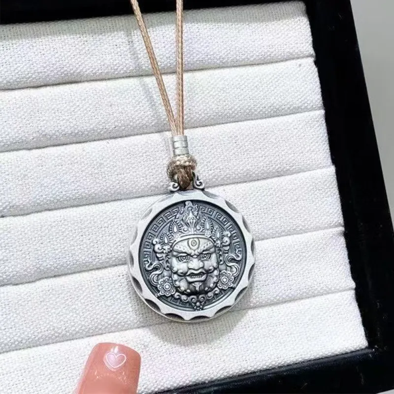 Inker Good Stone 999 Fine Silver Necklaces Unisex-5