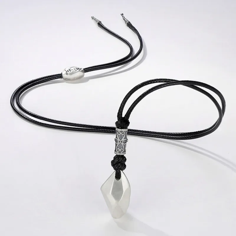 Inker Good Stone 999 Fine Silver Necklaces Unisex-2