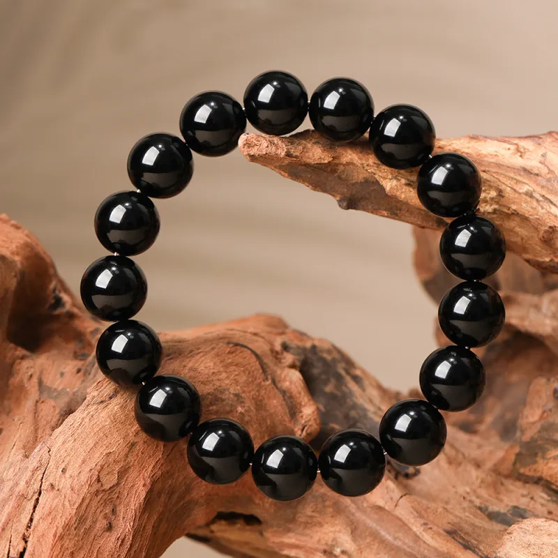 Inker Good Stone Obsidian Bracelets Men's-7
