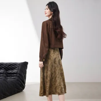 XINFEIYU Skirt Set Women's Amber