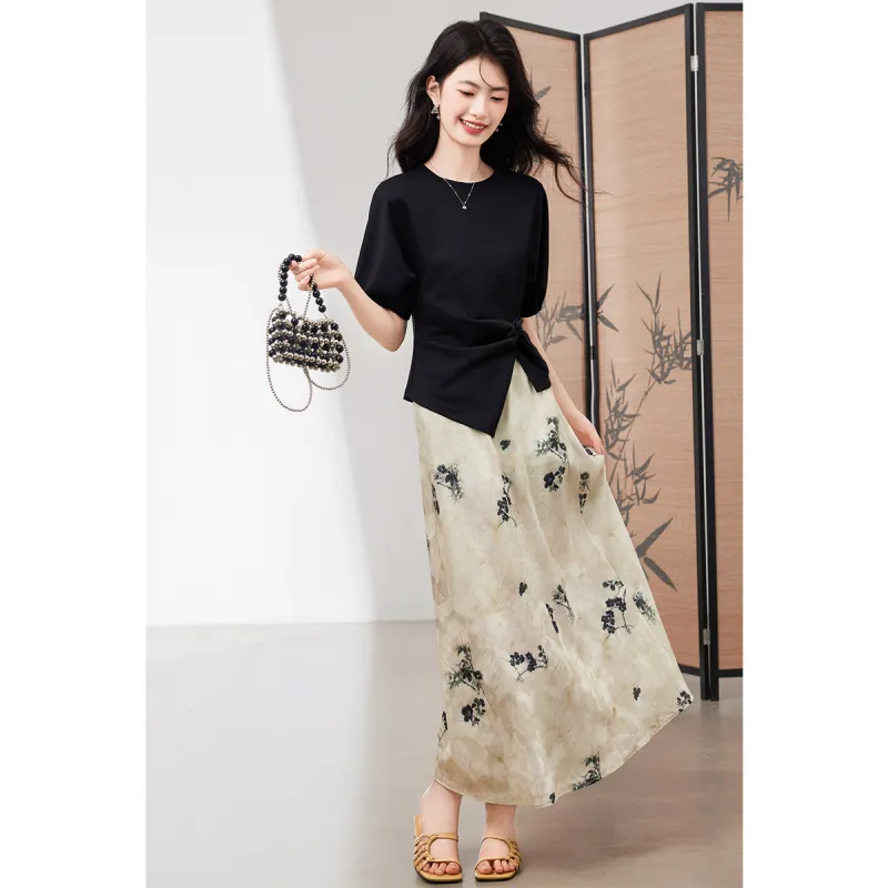 XINFEIYU Two Piece Skirt Sets Women's-2