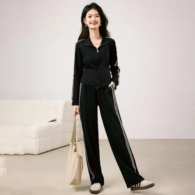 XINFEIYU Casual Suit Women's Black-1