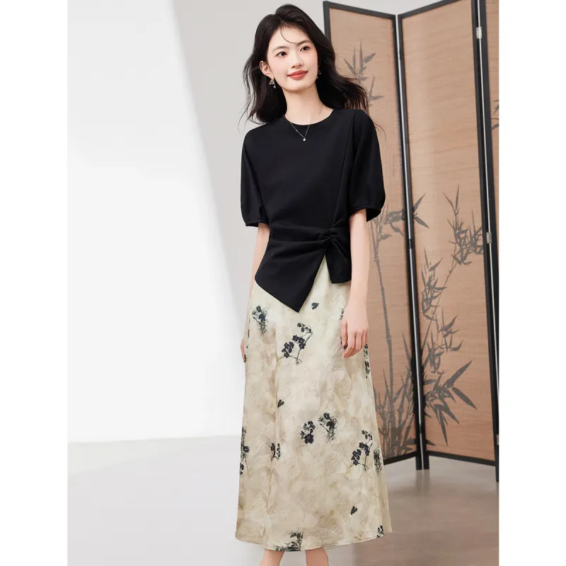 XINFEIYU Two Piece Skirt Sets Women's-4