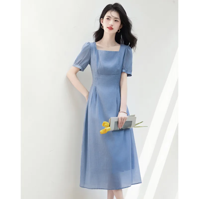 XINFEIYU Short Sleeved Dress Women's-3