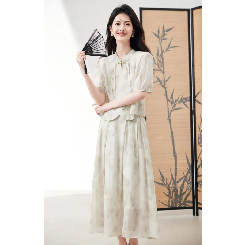 XINFEIYU Two Piece Skirt Sets Women's-2