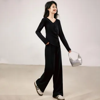 XINFEIYU Casual Suit Women's Black