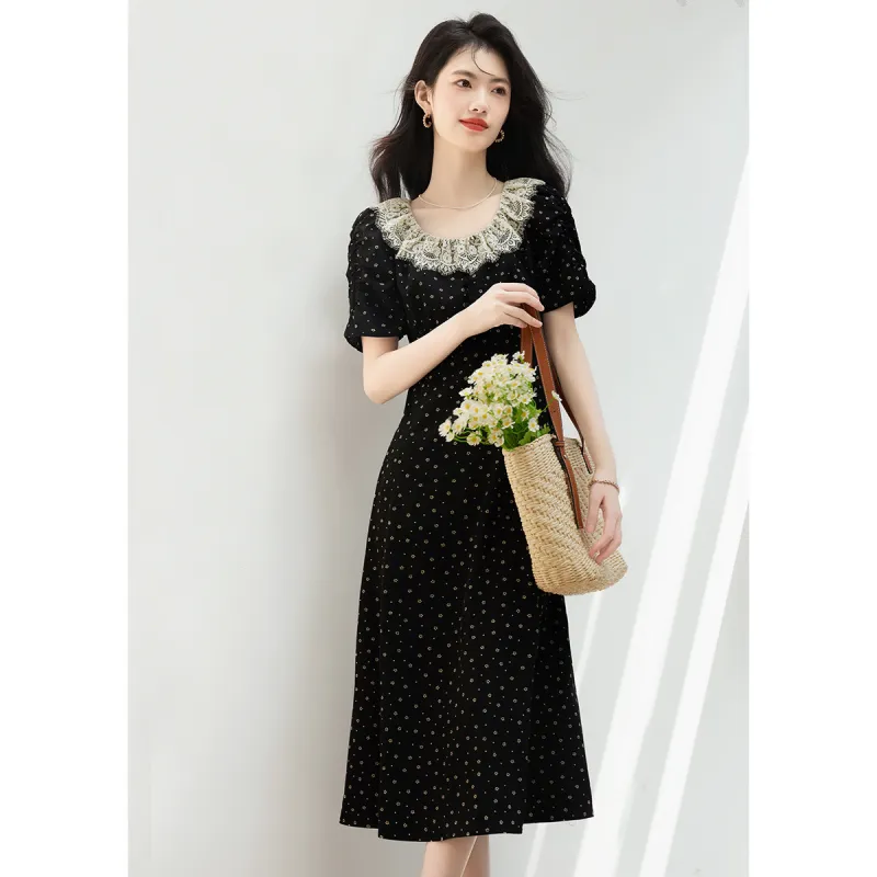 XINFEIYU Short Sleeved Dress Women's-2