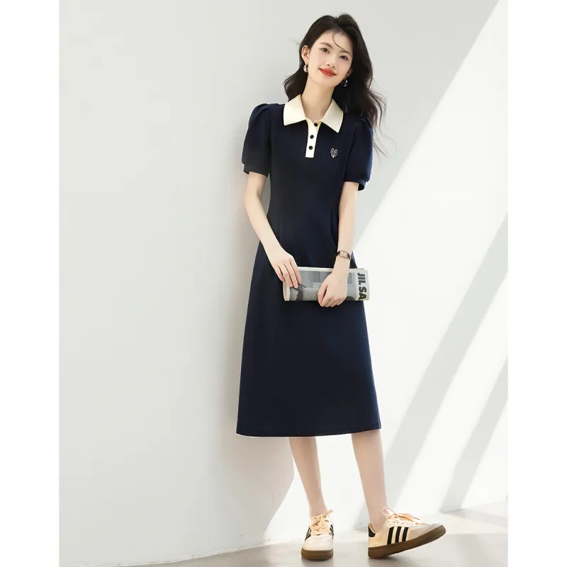 XINFEIYU Short Sleeved Dress Women's-2