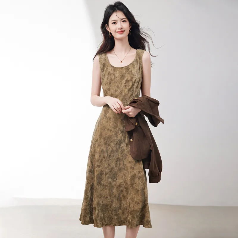 XINFEIYU Skirt Set Women's Amber-4
