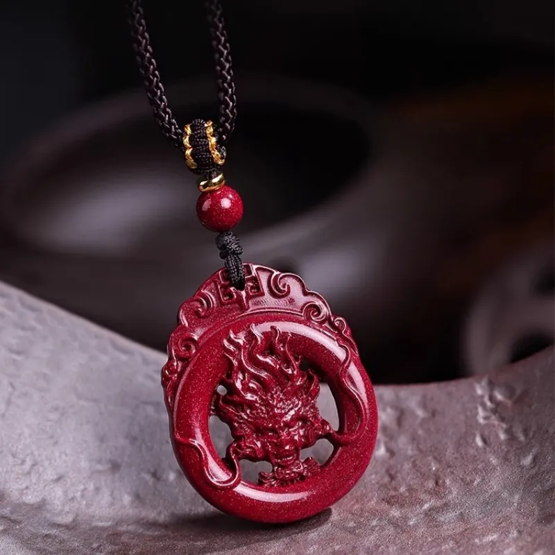 Sima Is Ethereal Cinnabar Pendants Unisex-1