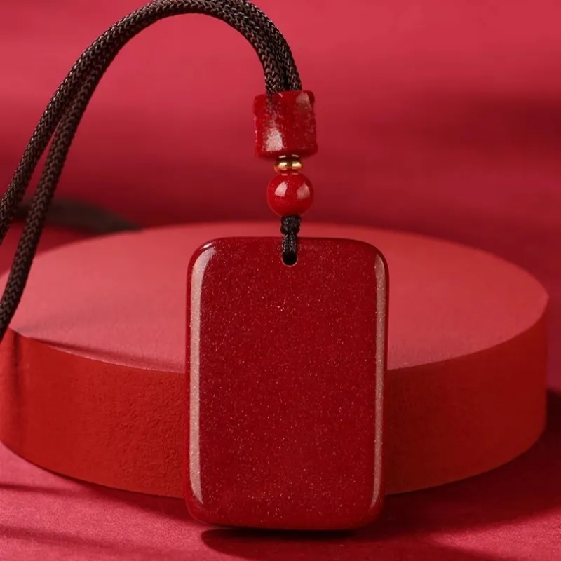 Sima Is Ethereal Cinnabar Pendants Unisex-2
