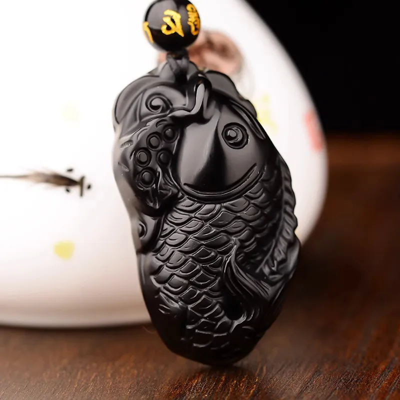 Sima Is Ethereal Obsidian Pendants Unisex-2