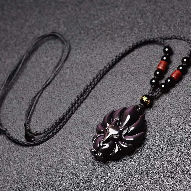 Sima Is Ethereal Obsidian Pendants Unisex-2
