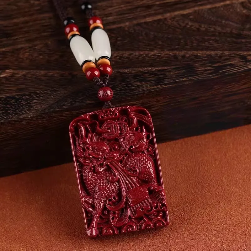 Sima Is Ethereal Cinnabar Pendants Unisex-2