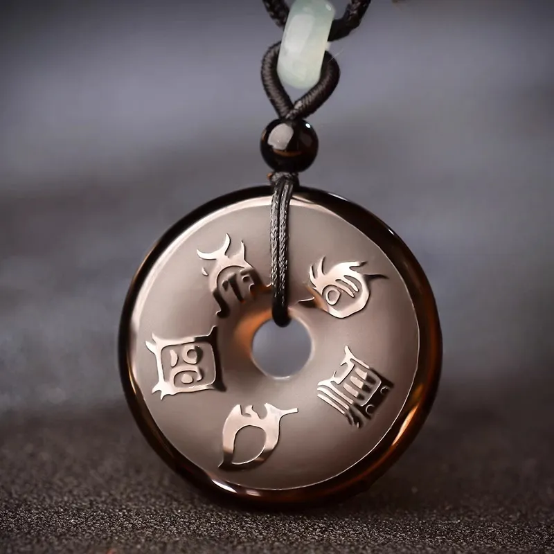 Sima Is Ethereal Obsidian Pendants Unisex-1